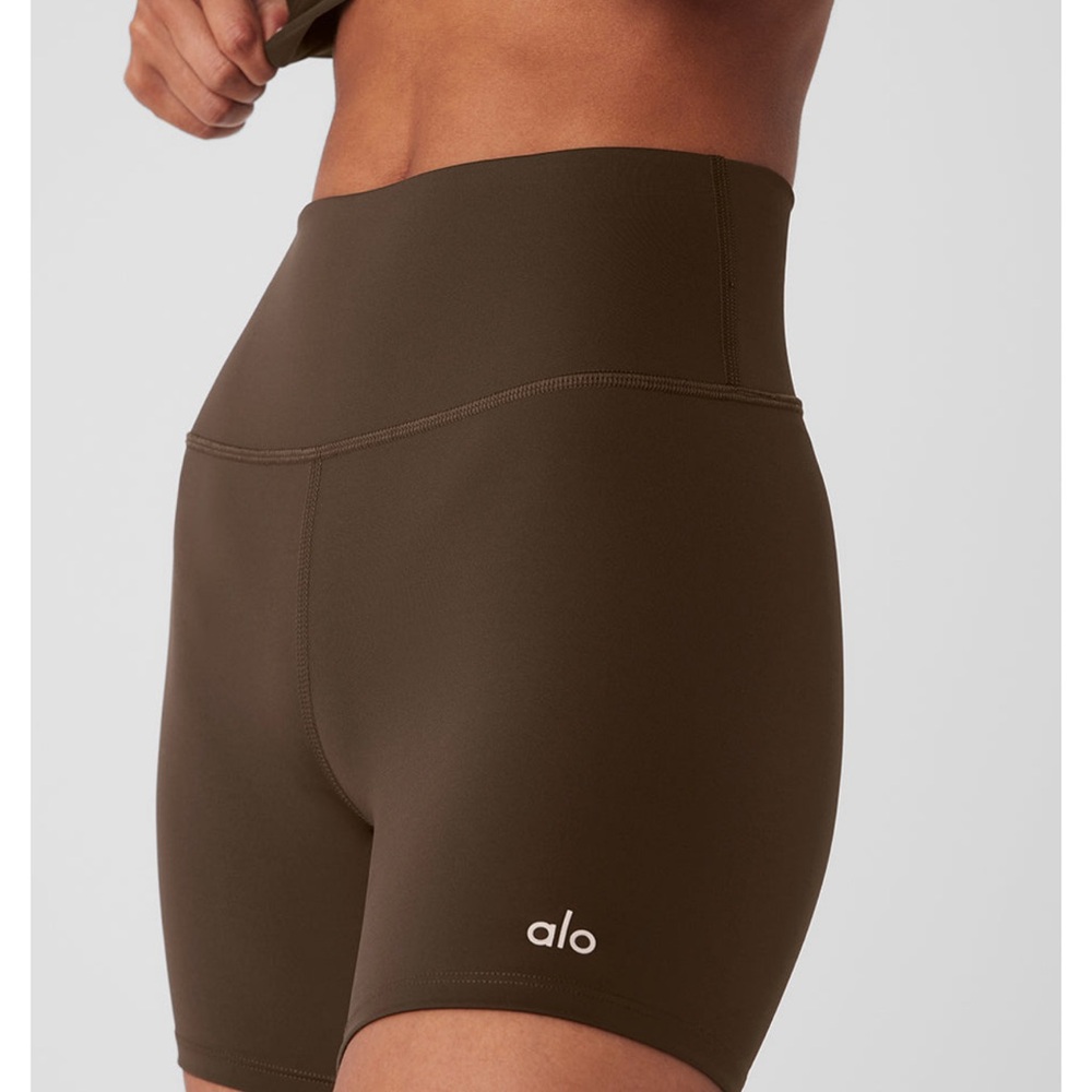 ALO Yoga Brown Bike Shorts
